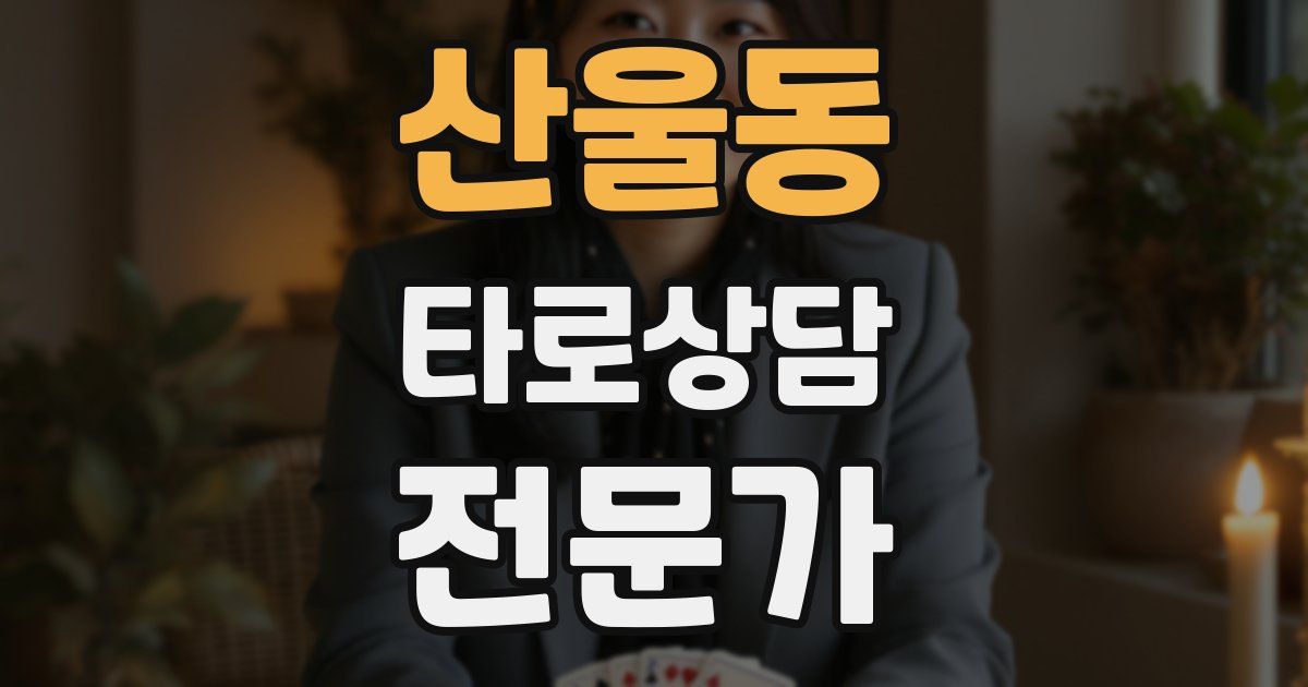 산울동 타로상담전문가 자격증