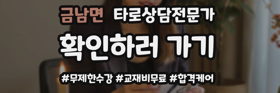 금남면 타로상담전문가 자격증