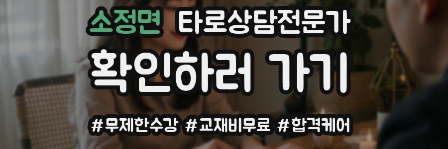 소정면 타로상담전문가 자격증