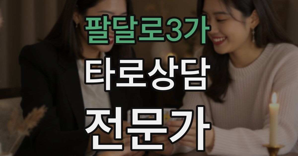 팔달로3가 타로상담전문가 자격증