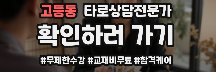 고등동 타로상담전문가 자격증
