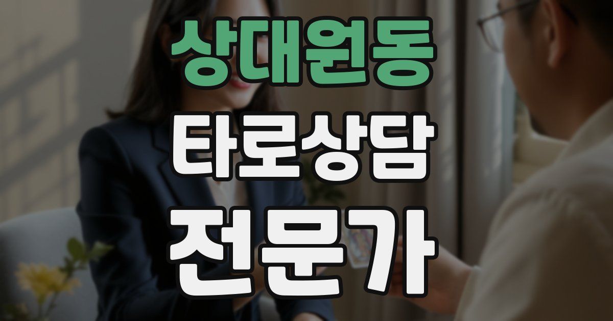 상대원동 타로상담전문가 자격증