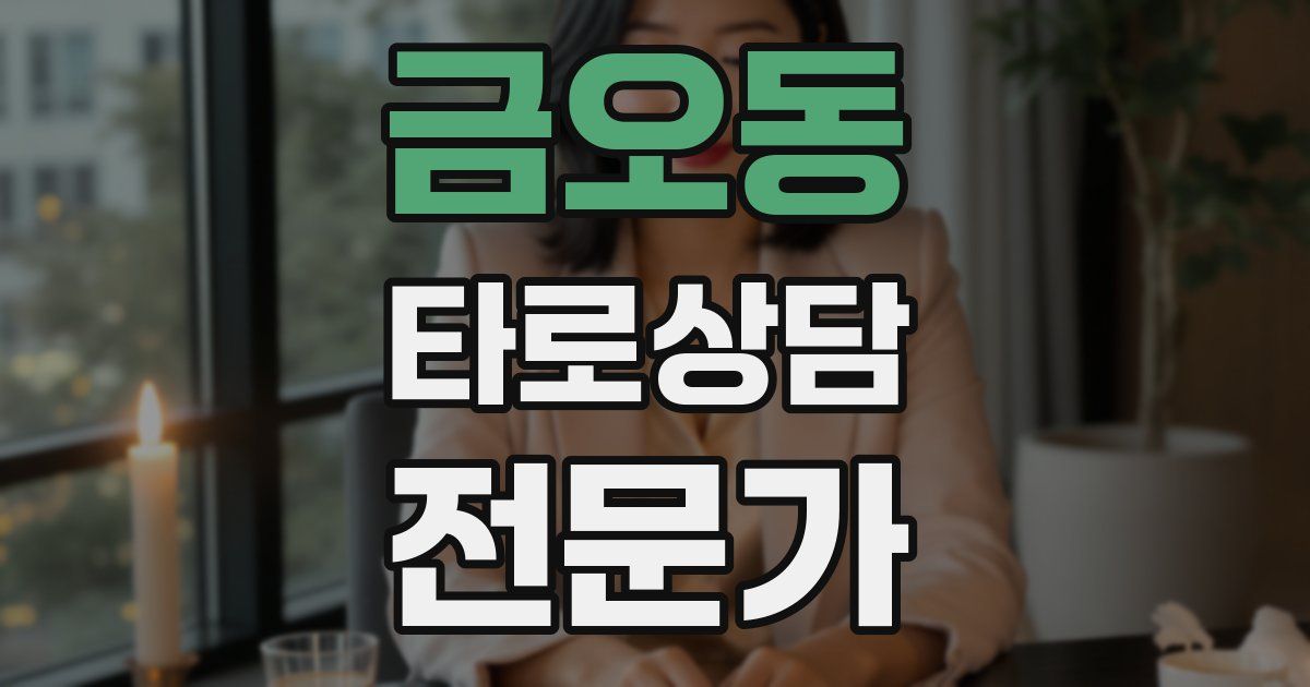 금오동 타로상담전문가 자격증