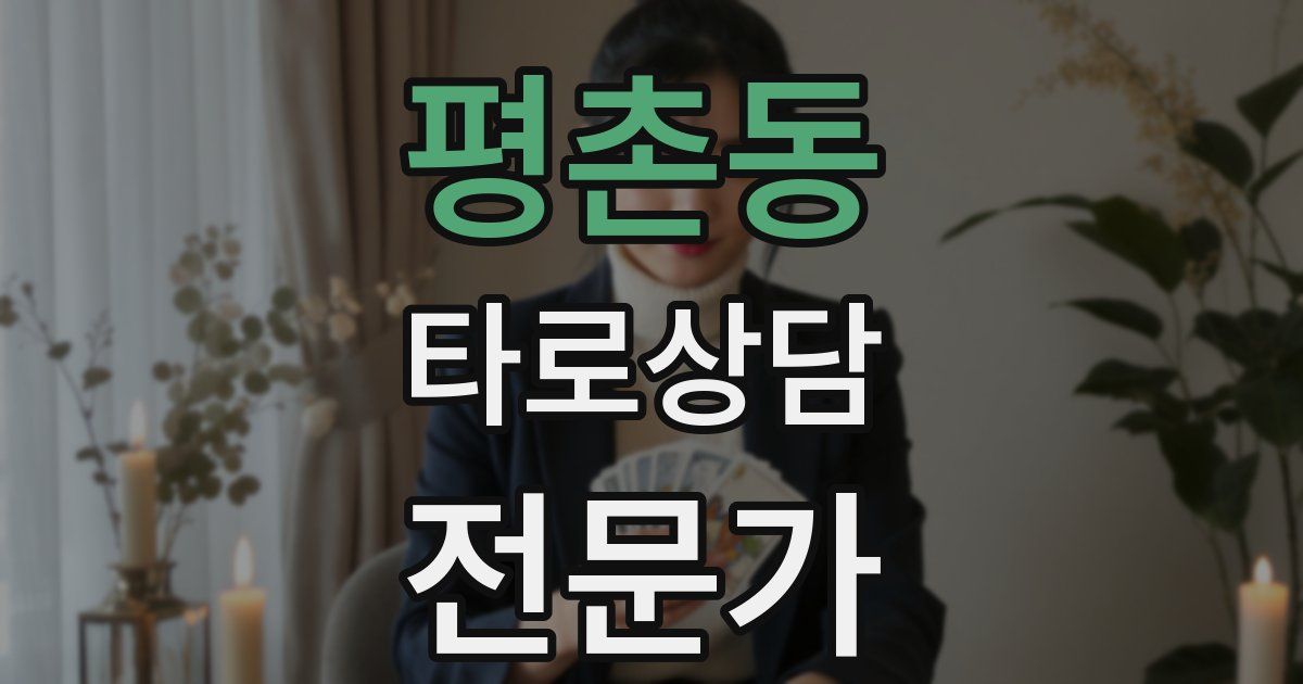 평촌동 타로상담전문가 자격증