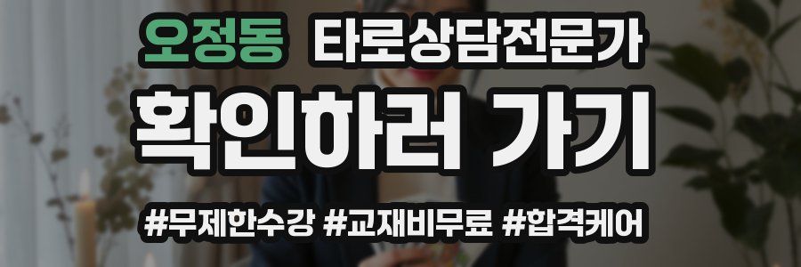오정동 타로상담전문가 자격증