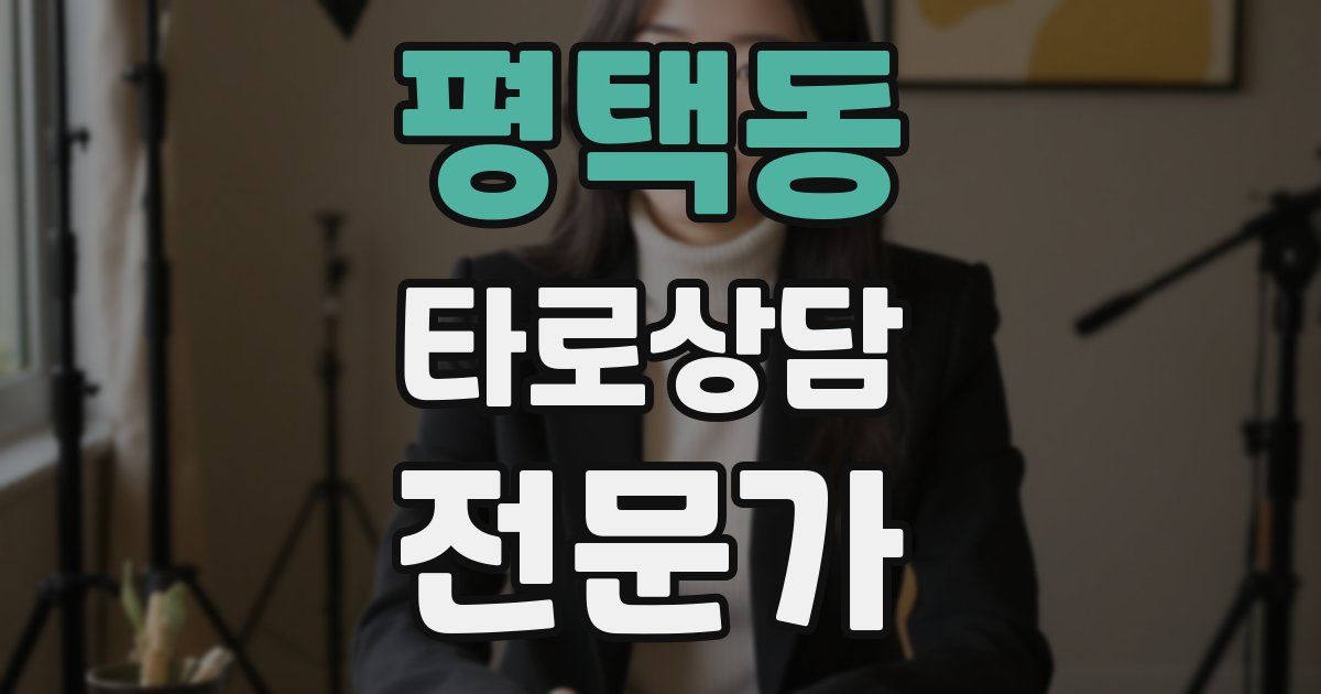 평택동 타로상담전문가 자격증