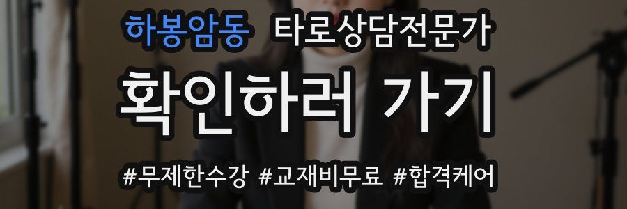 하봉암동 타로상담전문가 자격증