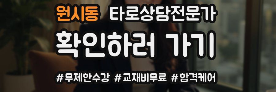 원시동 타로상담전문가 자격증