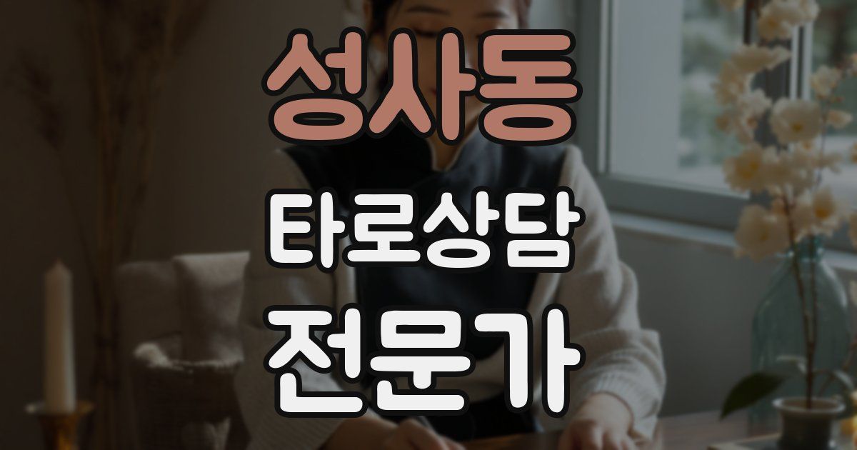 성사동 타로상담전문가 자격증