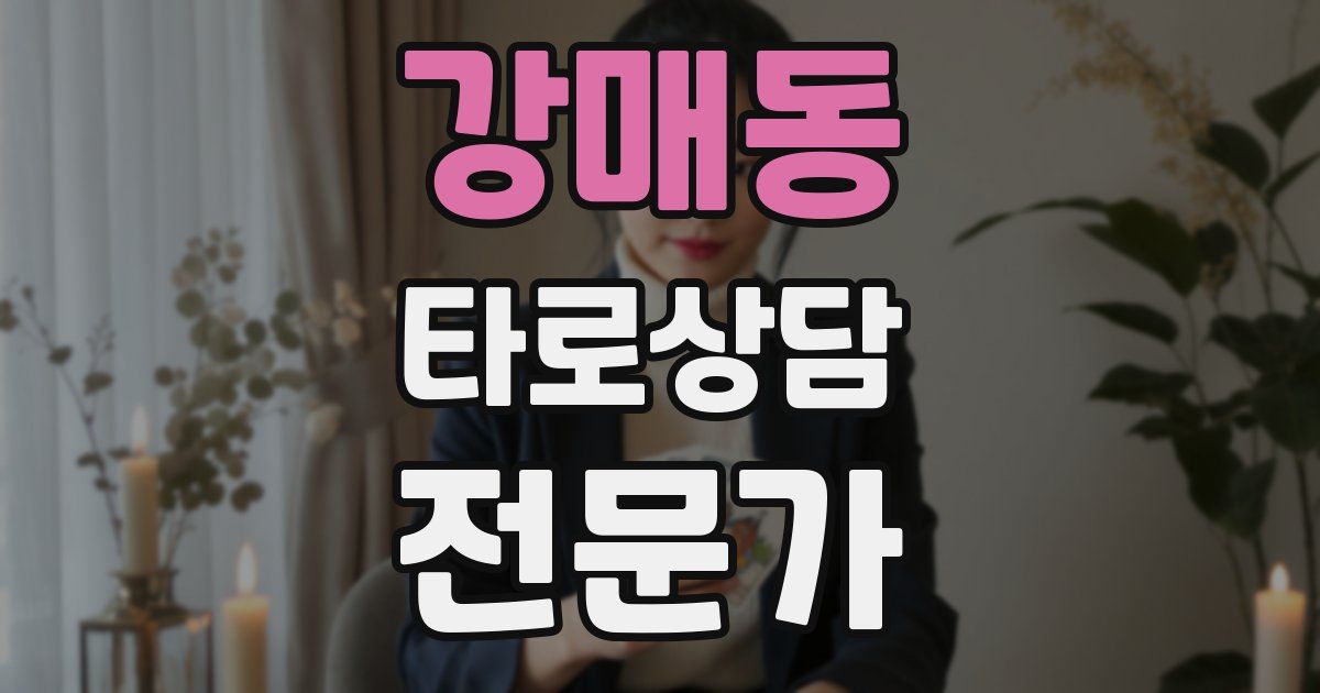 강매동 타로상담전문가 자격증