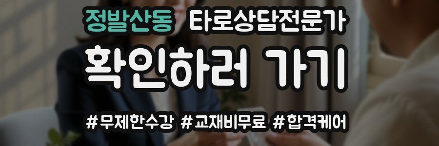 정발산동 타로상담전문가 자격증