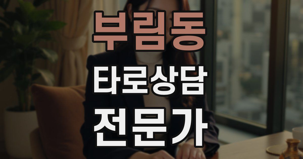 부림동 타로상담전문가 자격증
