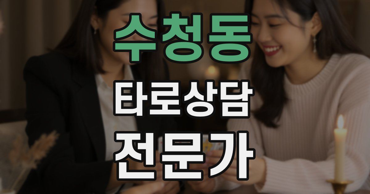 수청동 타로상담전문가 자격증