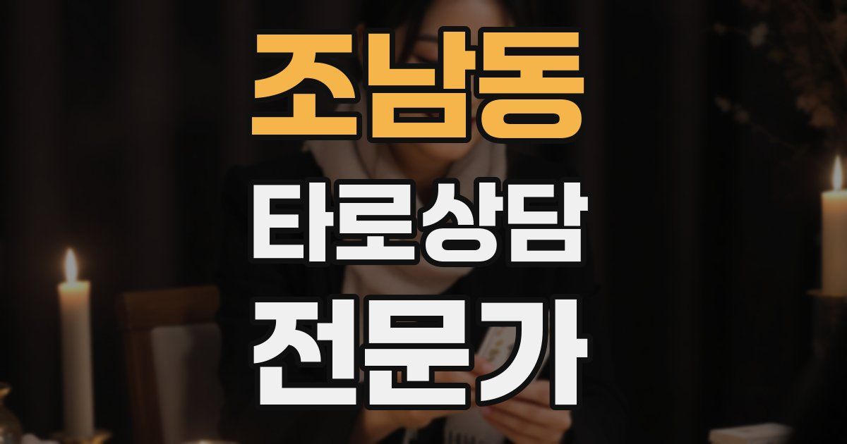 조남동 타로상담전문가 자격증