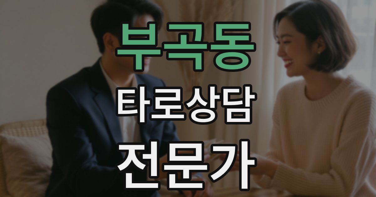 부곡동 타로상담전문가 자격증