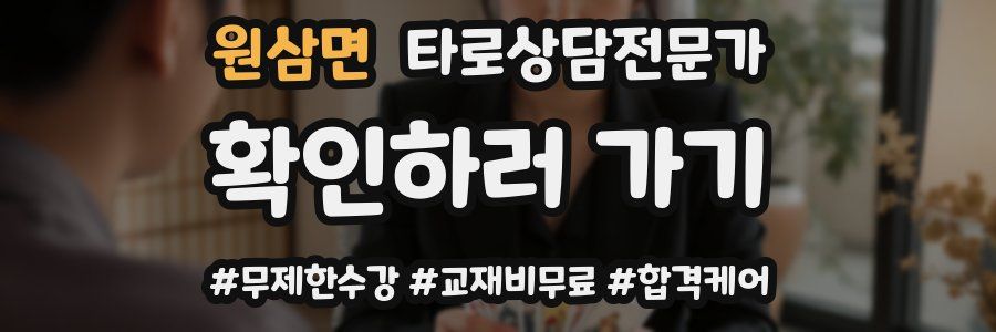 원삼면 타로상담전문가 자격증