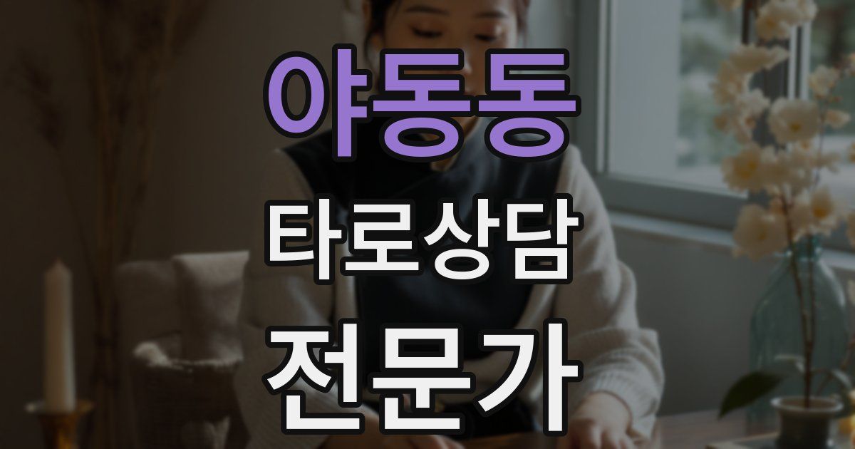 야동동 타로상담전문가 자격증