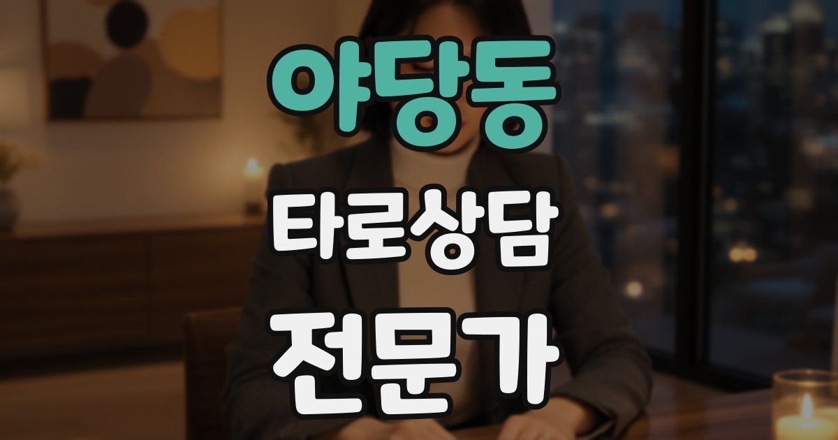 야당동 타로상담전문가 자격증