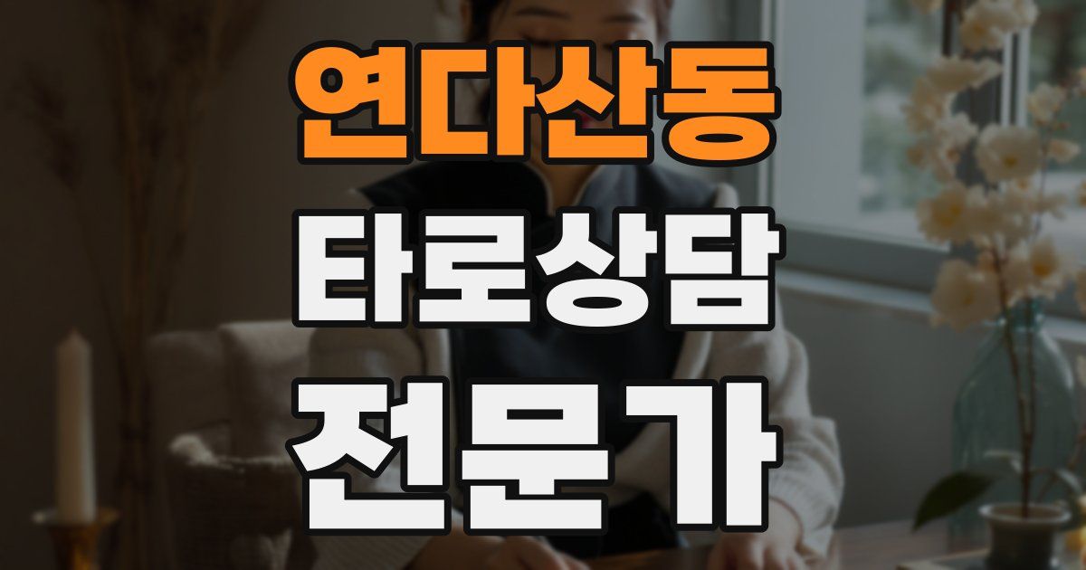 연다산동 타로상담전문가 자격증