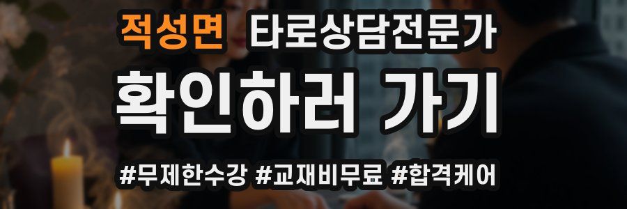 적성면 타로상담전문가 자격증
