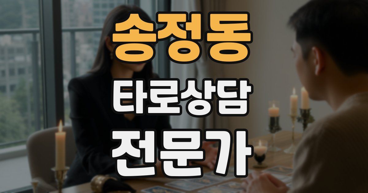 송정동 타로상담전문가 자격증