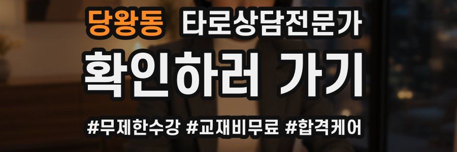 당왕동 타로상담전문가 자격증
