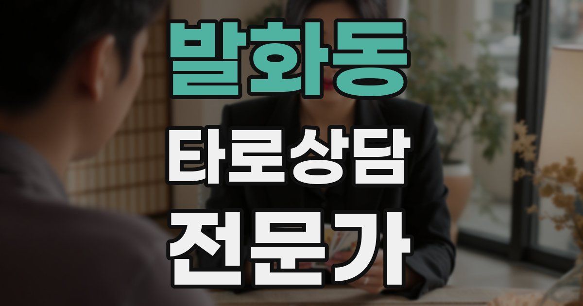 발화동 타로상담전문가 자격증