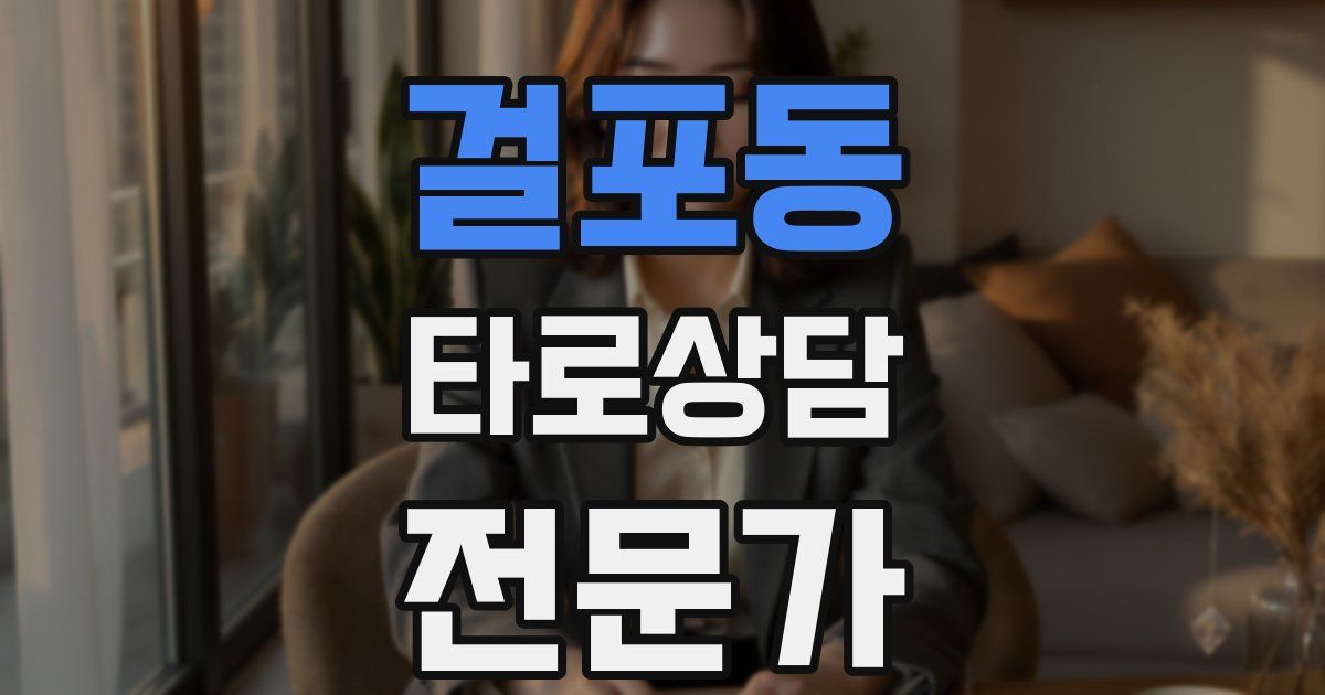 걸포동 타로상담전문가 자격증