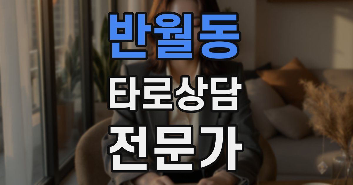 반월동 타로상담전문가 자격증