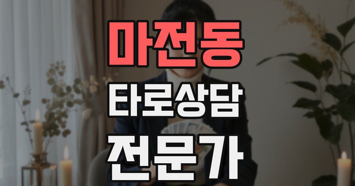 마전동 타로상담전문가 자격증