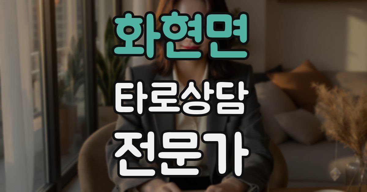 화현면 타로상담전문가 자격증