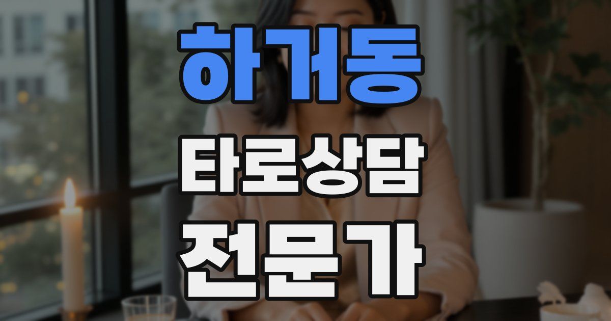 하거동 타로상담전문가 자격증