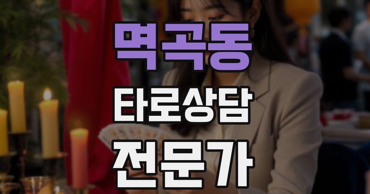 멱곡동 타로상담전문가 자격증