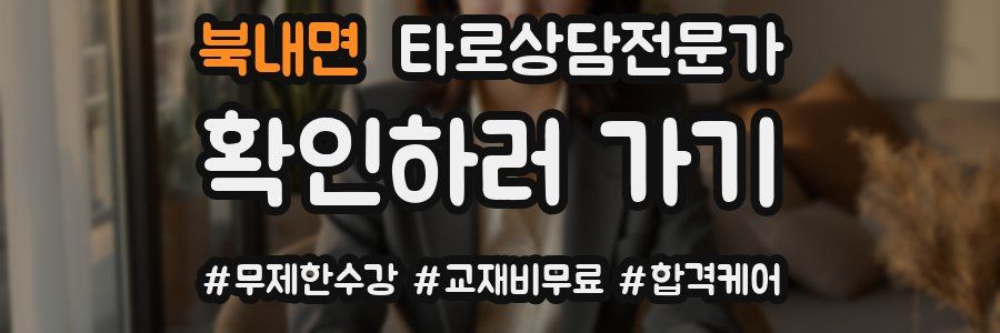 북내면 타로상담전문가 자격증