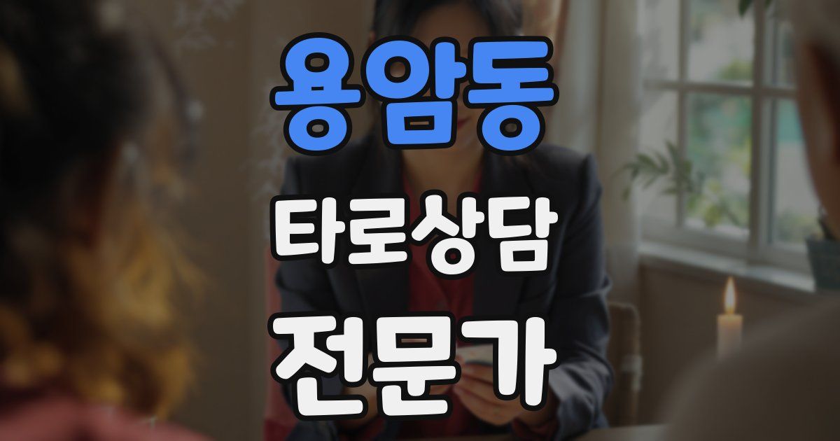 용암동 타로상담전문가 자격증