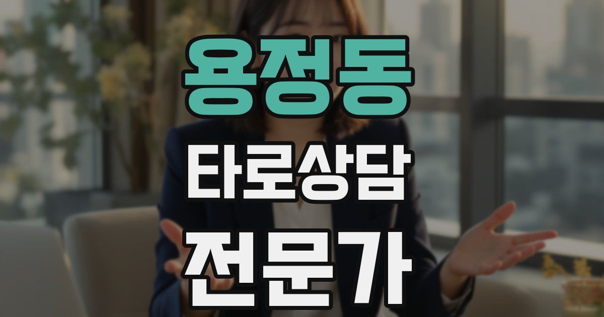 용정동 타로상담전문가 자격증