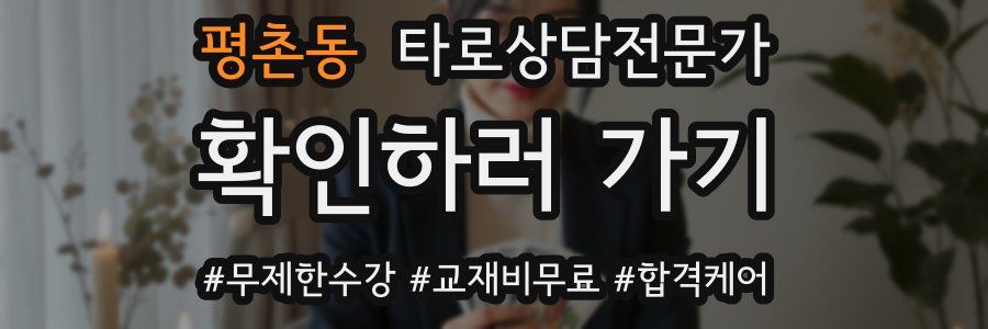 평촌동 타로상담전문가 자격증