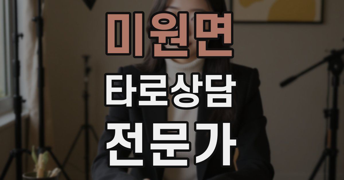 미원면 타로상담전문가 자격증