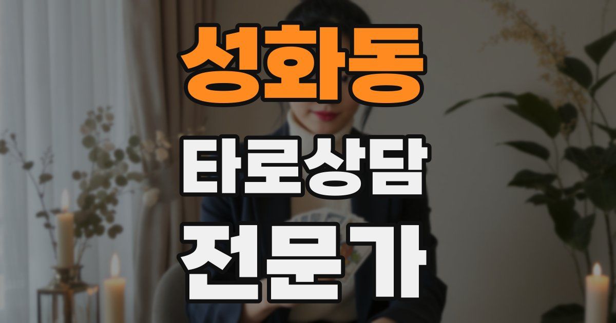 성화동 타로상담전문가 자격증