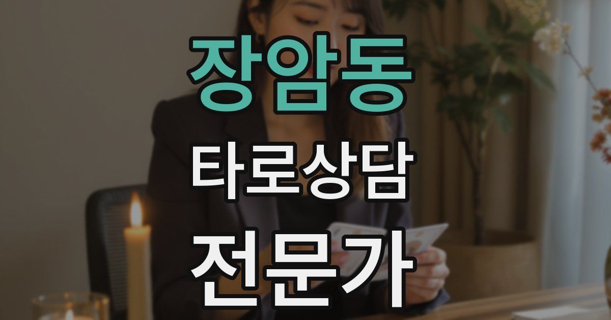 장암동 타로상담전문가 자격증