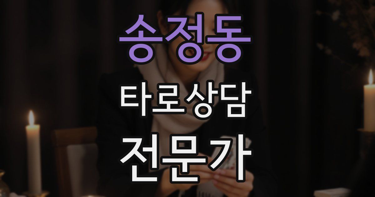 송정동 타로상담전문가 자격증