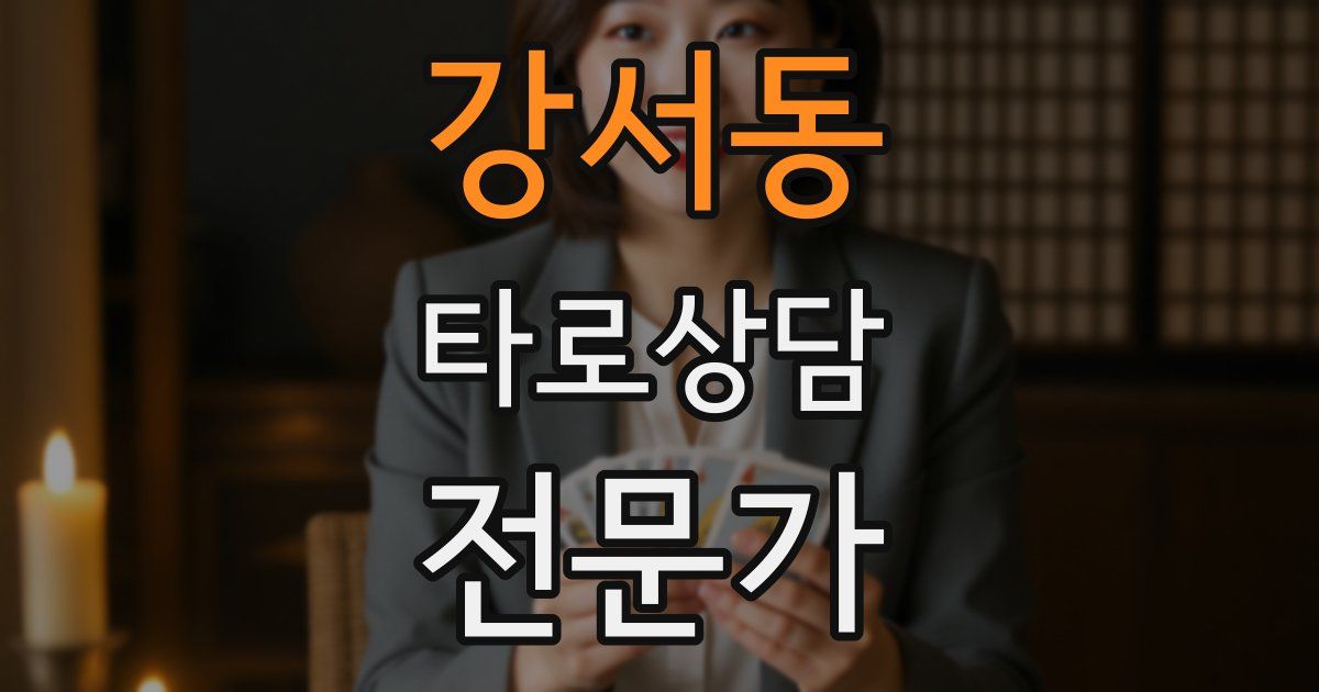 강서동 타로상담전문가 자격증