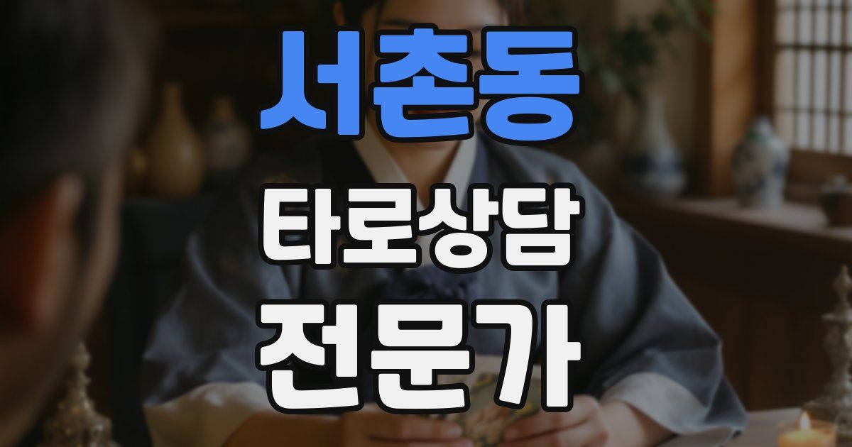 서촌동 타로상담전문가 자격증