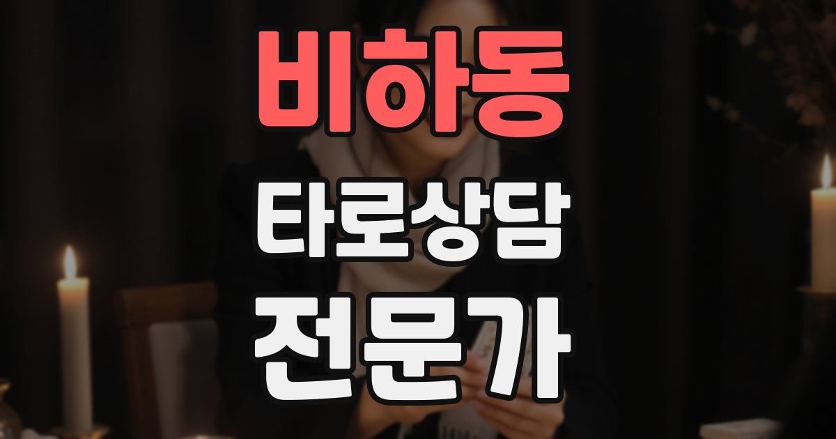비하동 타로상담전문가 자격증