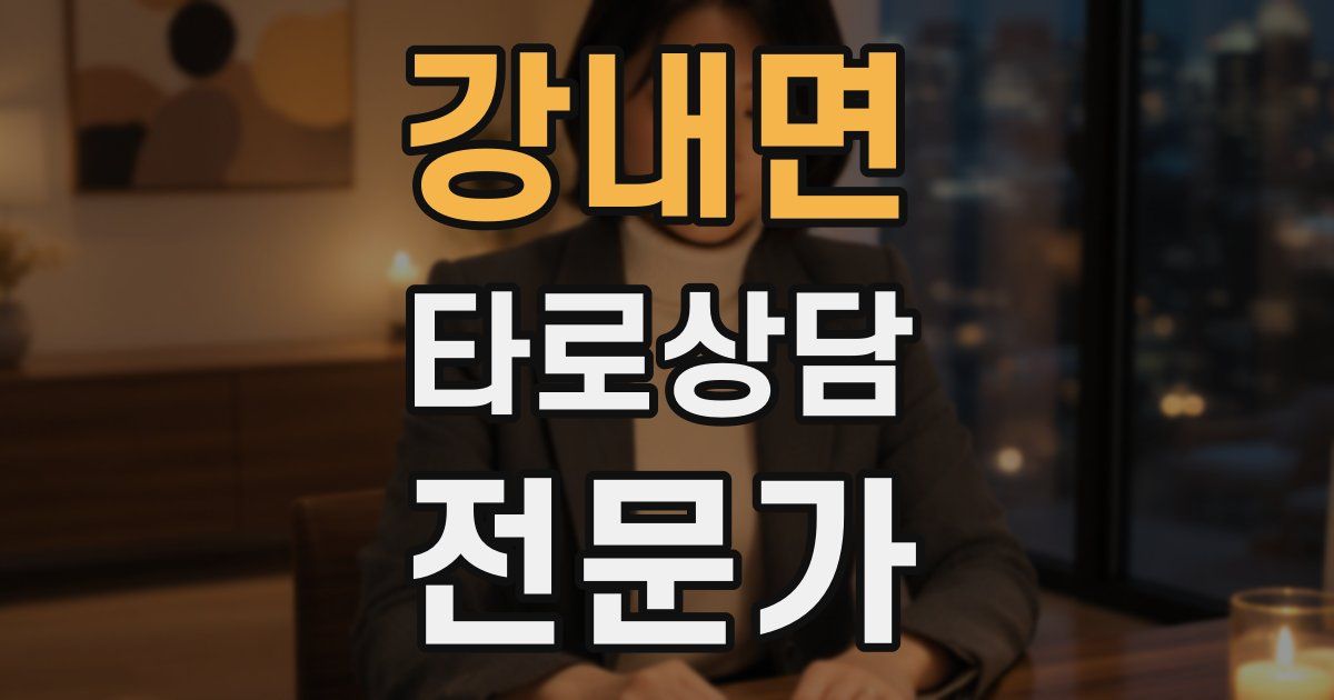 강내면 타로상담전문가 자격증