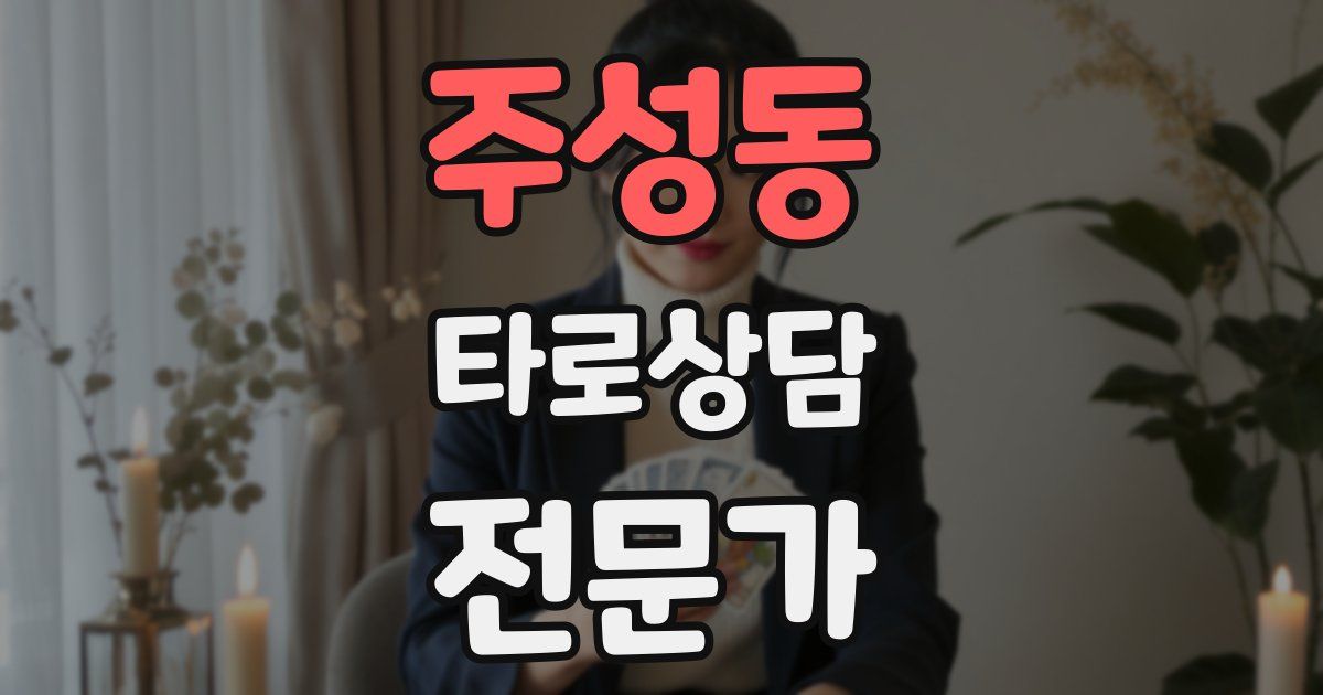주성동 타로상담전문가 자격증