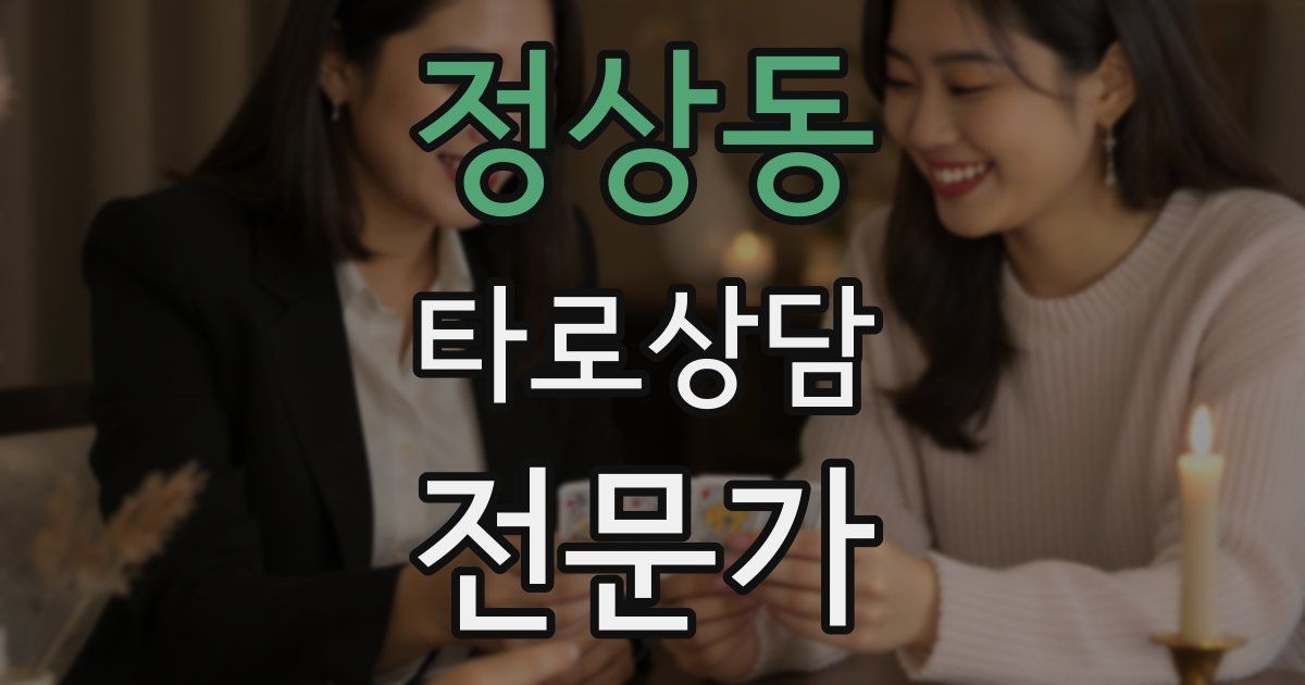정상동 타로상담전문가 자격증