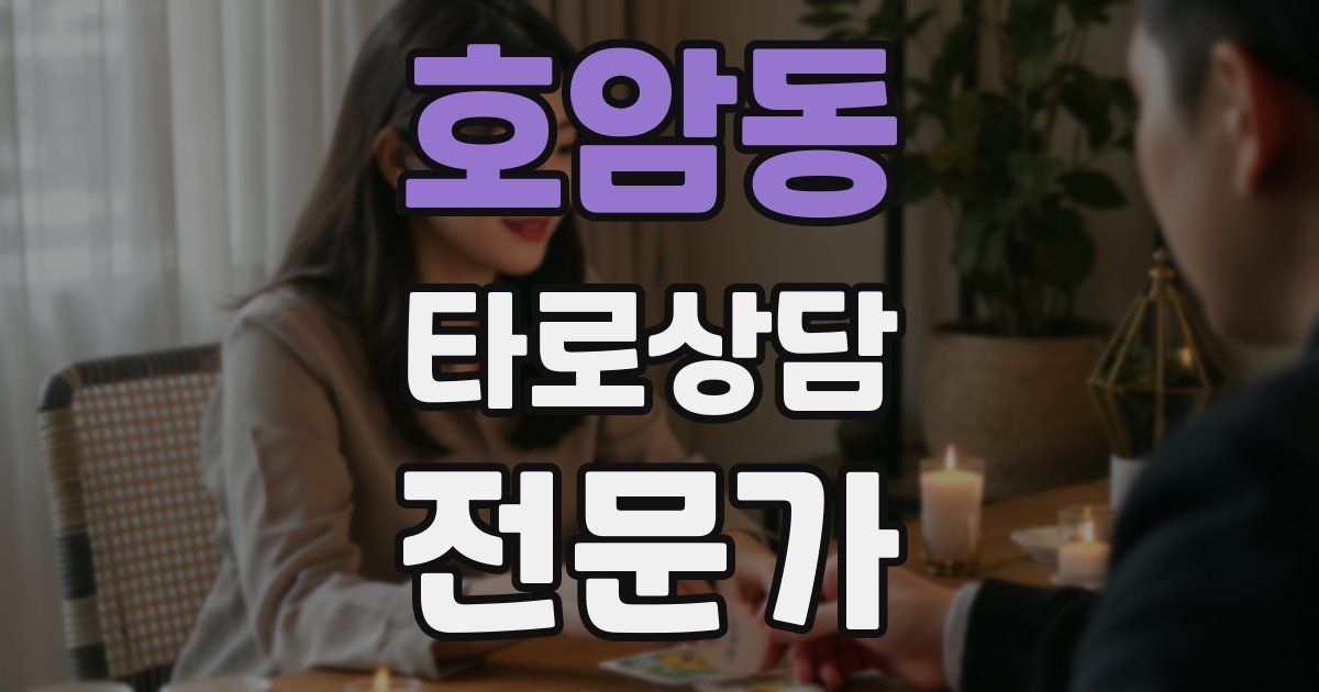 호암동 타로상담전문가 자격증