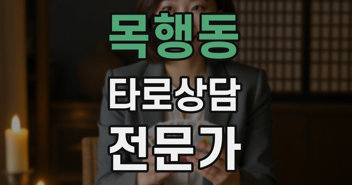 목행동 타로상담전문가 자격증