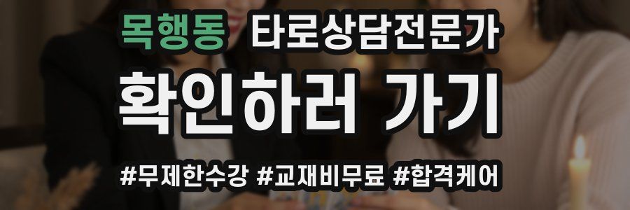 목행동 타로상담전문가 자격증